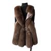 New imitation fox hair vest female slim slim slim fashion young Internet celebrity coat imitation fur fashion fluff