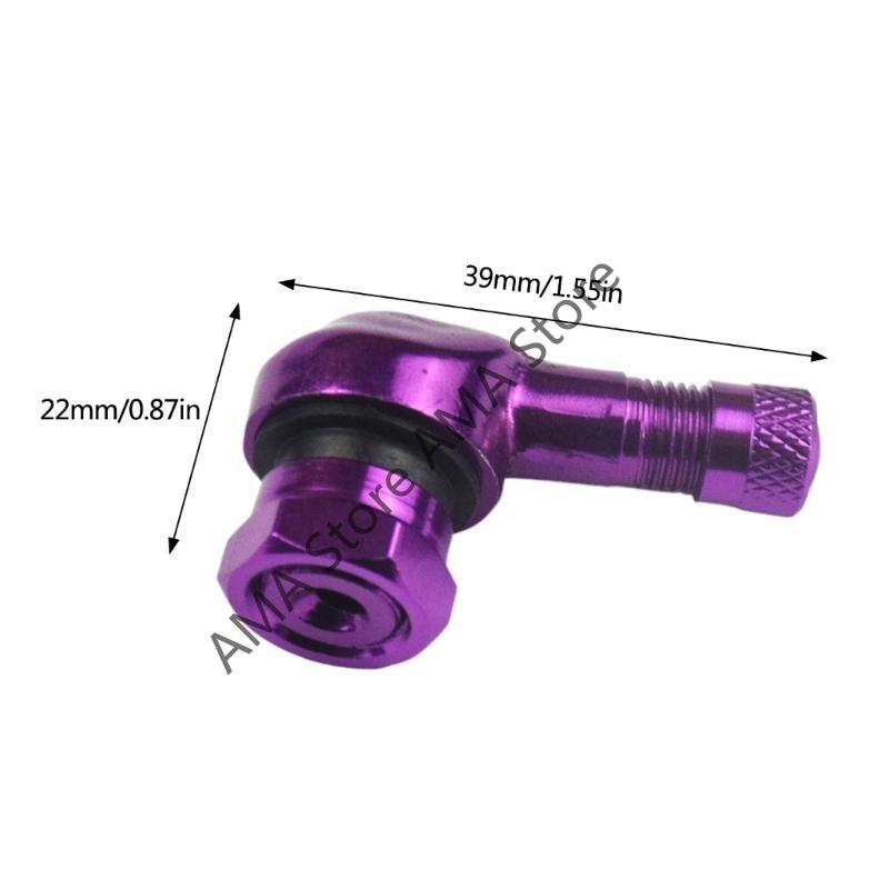 X7JF 90 Degree Wheel Tire Stem Motorcycle Tire Valves Stems Replacement Part