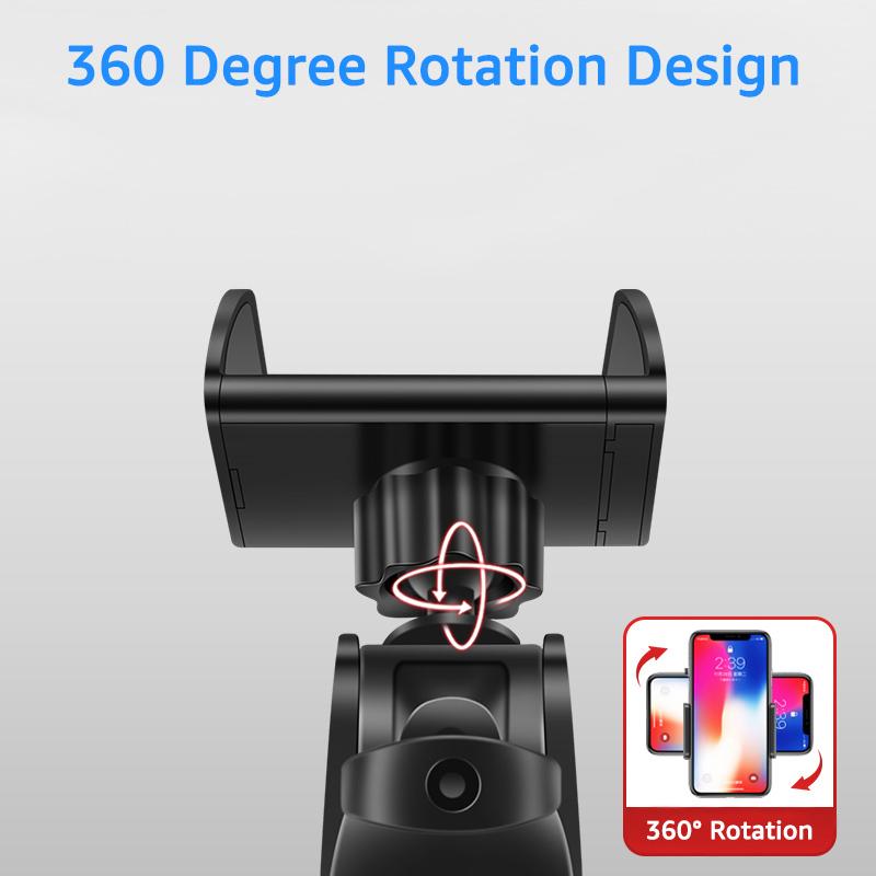 Untoom Držák telefonu na kolo Držák mobilního telefonu pro motocykl Protiskluzový držák na řídítka Držák na řidítka na kolo GPS klip pro kolo