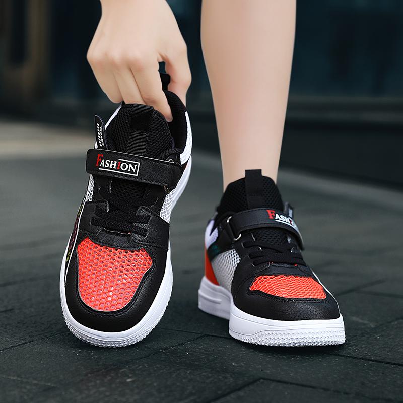 Breathable boys shoes Summer  new children's running shoes Student boys net shoes big children's sports shoes