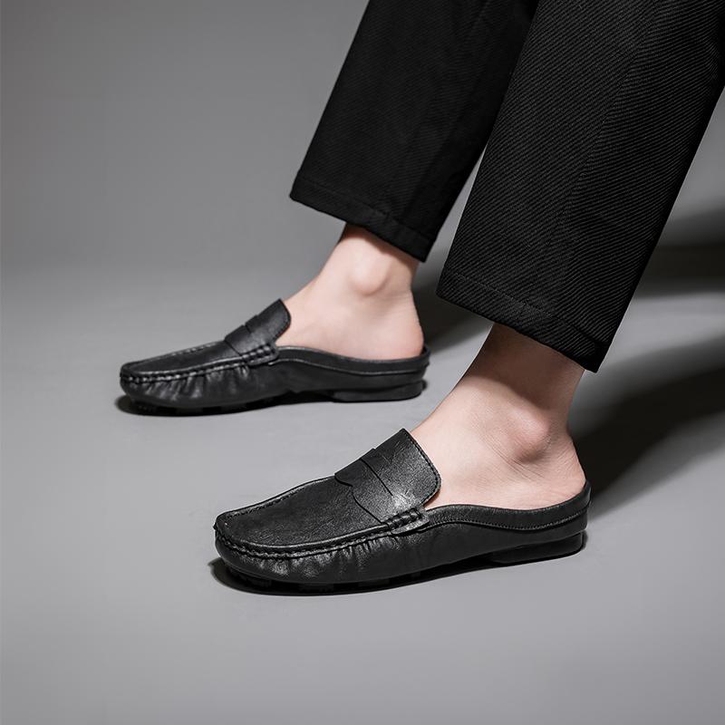 Casual Men's Leather Shoes Classic Elegant Gentleman Style Leisure Outdoor Street or Business Office Party Breathable Shoes