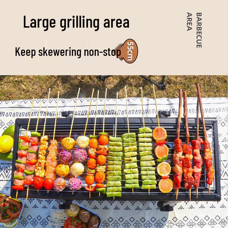Portable Foldable BBQ Grill with Accessory Kit