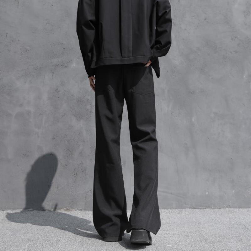 SWAMP AREA Men's KS54 Draped Flared Suit Trousers