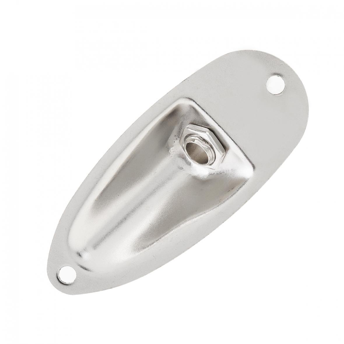 

Аксесуари для звукознімача для електрогітари Boat Style Output Plate Socket для електрогітари FD Strat срібний
