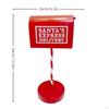 Christmas Mailbox Decoration Letterbox Figurine Centerpiece Holiday Gift Collectible Santa