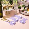 4 Pezzi Pratica Sacca Portaposate in Feltro a Forma di Coniglio Sacca Portaposate in Feltro con Coniglio di Pasqua Decorazioni Felici di Pasqua per Posate