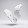 2 Sets of 4 Pieces SGcreation [3D Large Pad EMS