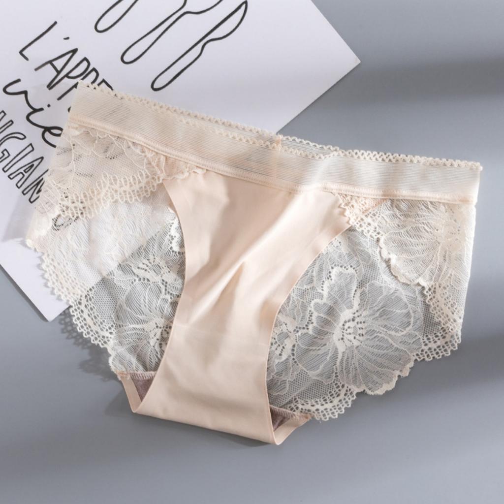 Lace Panties High Waist Women Sexy Lace Underpants Female Briefs Underwear Breathable Underwear Perspective Underwear Ladies