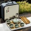 Portable Travel Tea Set Household Simple Beam Pot Portable Tea Set Company Event Annual Meeting Gifts