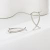 New Trendy Jewelry Simply Earrings Unique Geometry Earrings For Women Gift Earings Fashion Jewelry Korean Silver Color Earrings