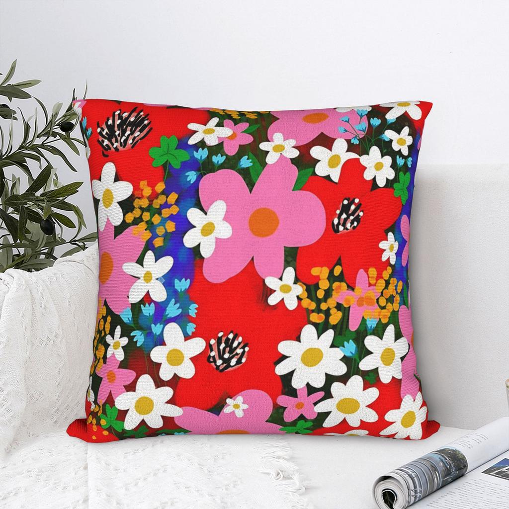 Flower Power Pillow Case Funny Pillow Cover Print Pillowcases For Wedding Party Home Decor