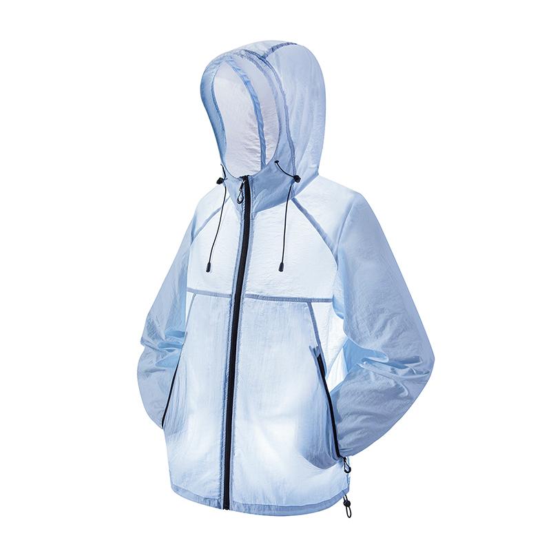 Men's Upf 50+ Sun Protection Hooded Jacket Lightweight Breathable Oversized Zip Up Windbreaker Casual Outdoor Summer Hiking Fishing Tops