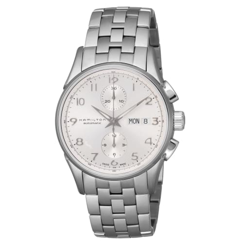 Hamilton Jazzmaster Maestro Watch, Silver Dial, Stainless Steel, Sapphire Crystal, Automatic, 10 ATM Water Resistance, 40mm, Swiss Made, H32576155, Me
