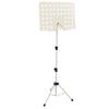 Folding Sheet Music Stand Height Adjustable Portable Music Score Stand for Violin Saxophone Beige