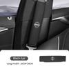 Leather Car Seat Belt Cover Safety Belt Shoulder Protection Pad For Nissan Navara Almera Sentra Rogue Pathfinder Sylphy Leaf