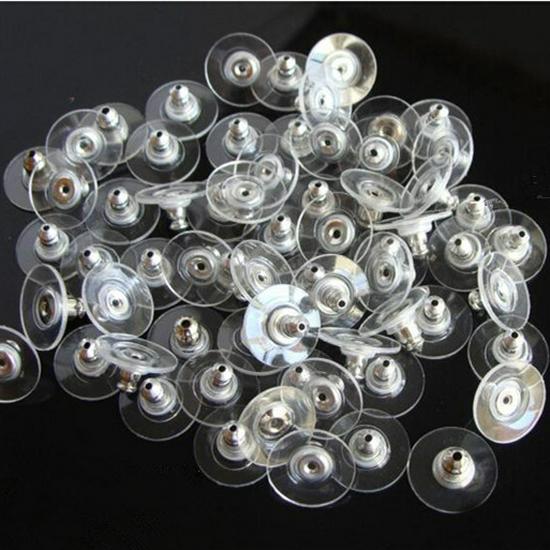 Bullet Head Ear Cap & Transparent Plug - DIY Jewelry Accessories