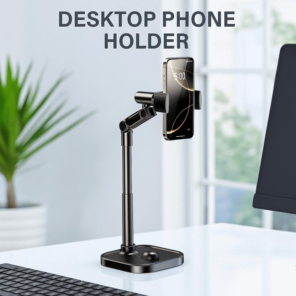Overhead Desktop Phone Holder 2 In 1 Mobile Phone Bracket Telescopic Phone Stand  Live Learning