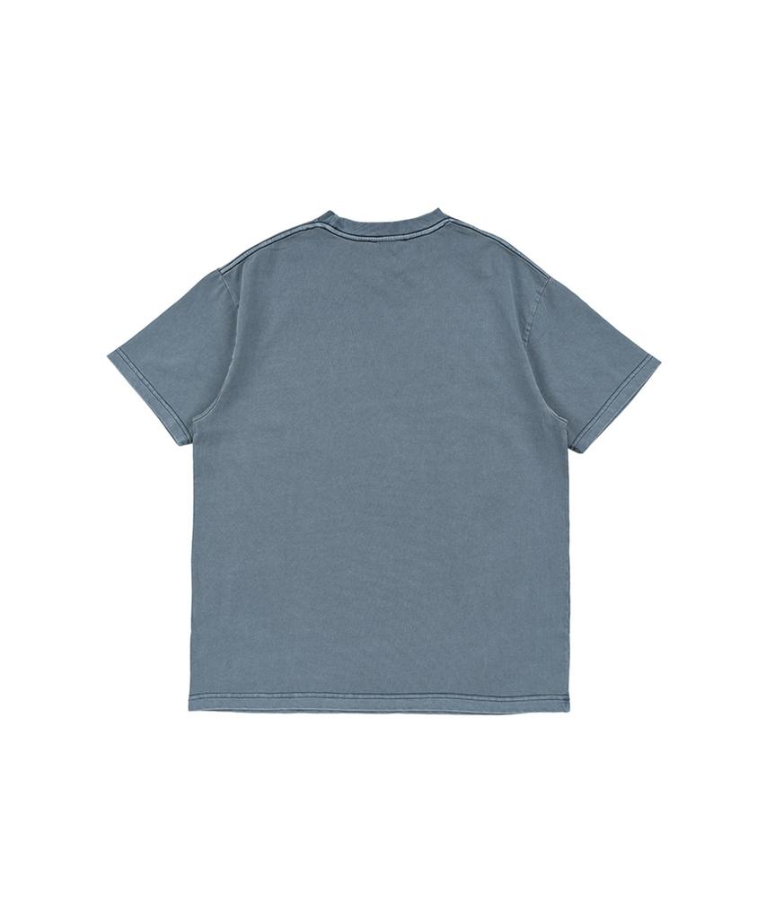 NET SOCIAL CLUB Eye Of Tiger Pigment Tee (Blue Gray)