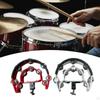 Double Row Tambourine Cymbal Hi Hat Music Rhythm for KTV Ensemble Creative