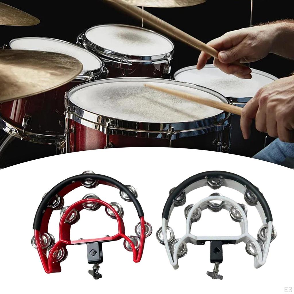 Double Row Tambourine Cymbal Hi Hat Music Rhythm for KTV Ensemble Creative
