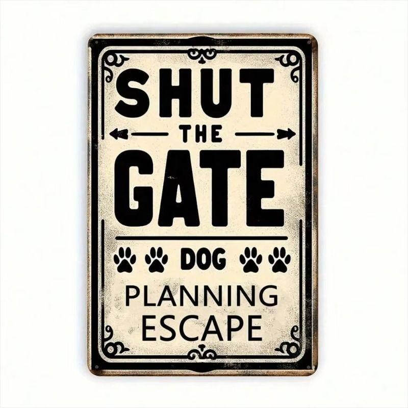 Metal Wall Art Decorative Sign Hanging Home Decor 20x30cm