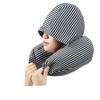Hooded U-shaped Pillow Travel Portable Blackout Neck Pillow Office Nap Neck Pillow Airplane Pillow Neck Pillow