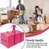 Large Capacity Moving and Storage Bag Dust and Moisture Proof Durable Plastic with Shoulder Strap Portable Travel Luggage Bag