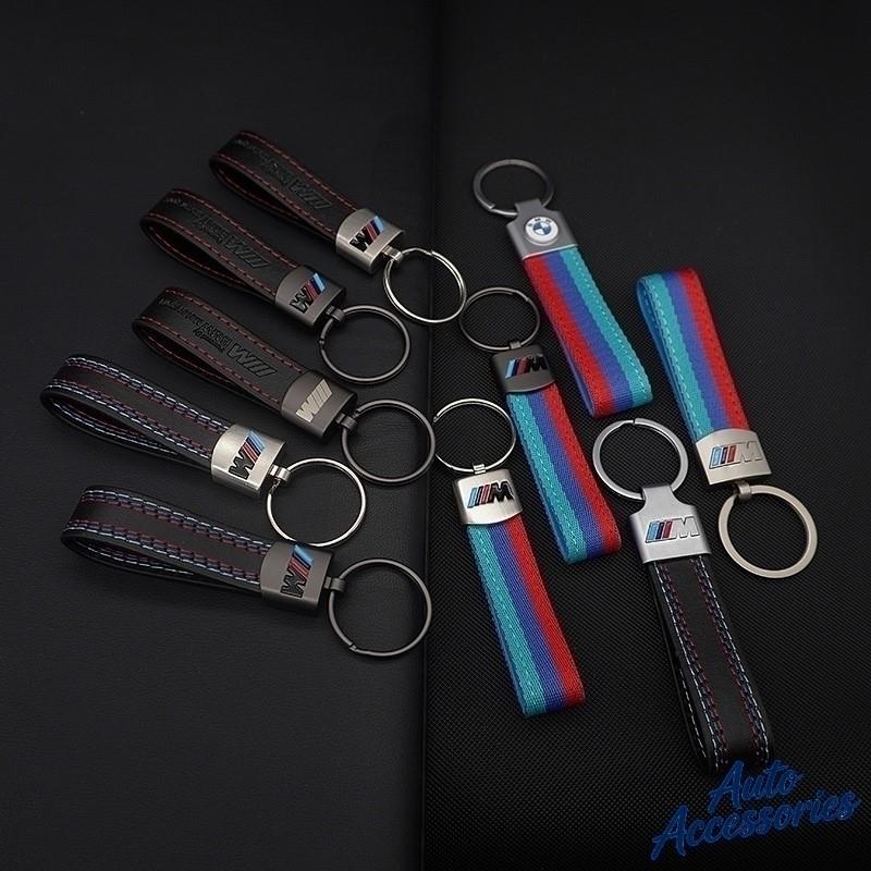 Chaveiro de Couro de Alta Qualidade Com Argola para Chaves com Logo de Carro Adesivo de Carro Para BMW M Power Performance M3 M5 X1 X3 X5 X6 E46 E39 E36 E60 E90 ir2