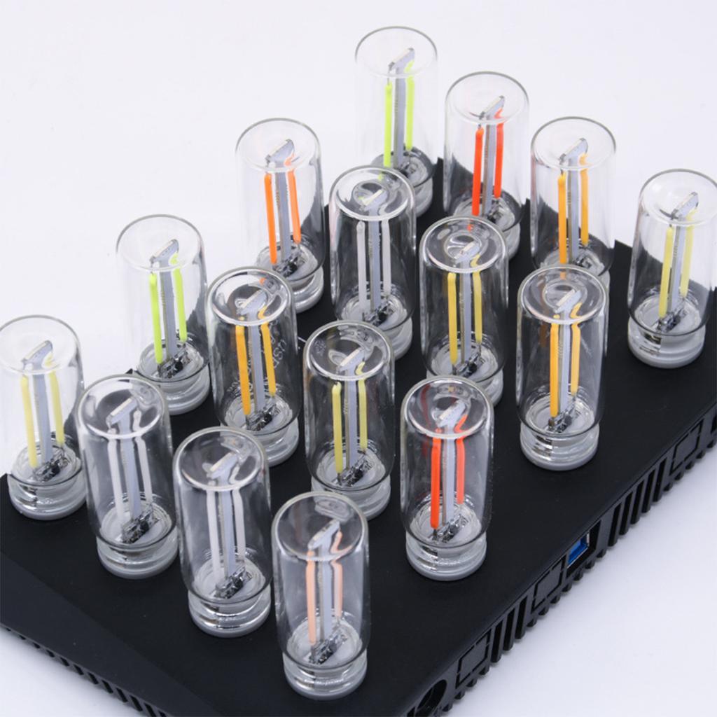 Colorful LED Night Light 5V USB Touch Control Atmosphere Lamp Mini Incandescent Bulb for Home Decoration 360Degree Lighting