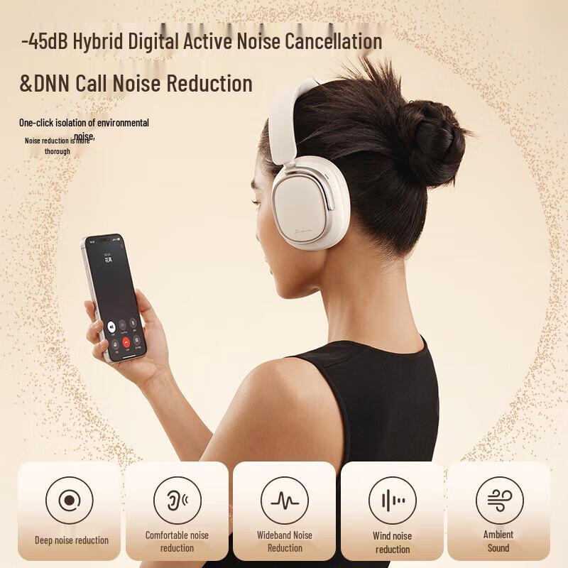 Edifier Evo Space Over-Ear Noise-Cancelling Bluetooth Headphones
