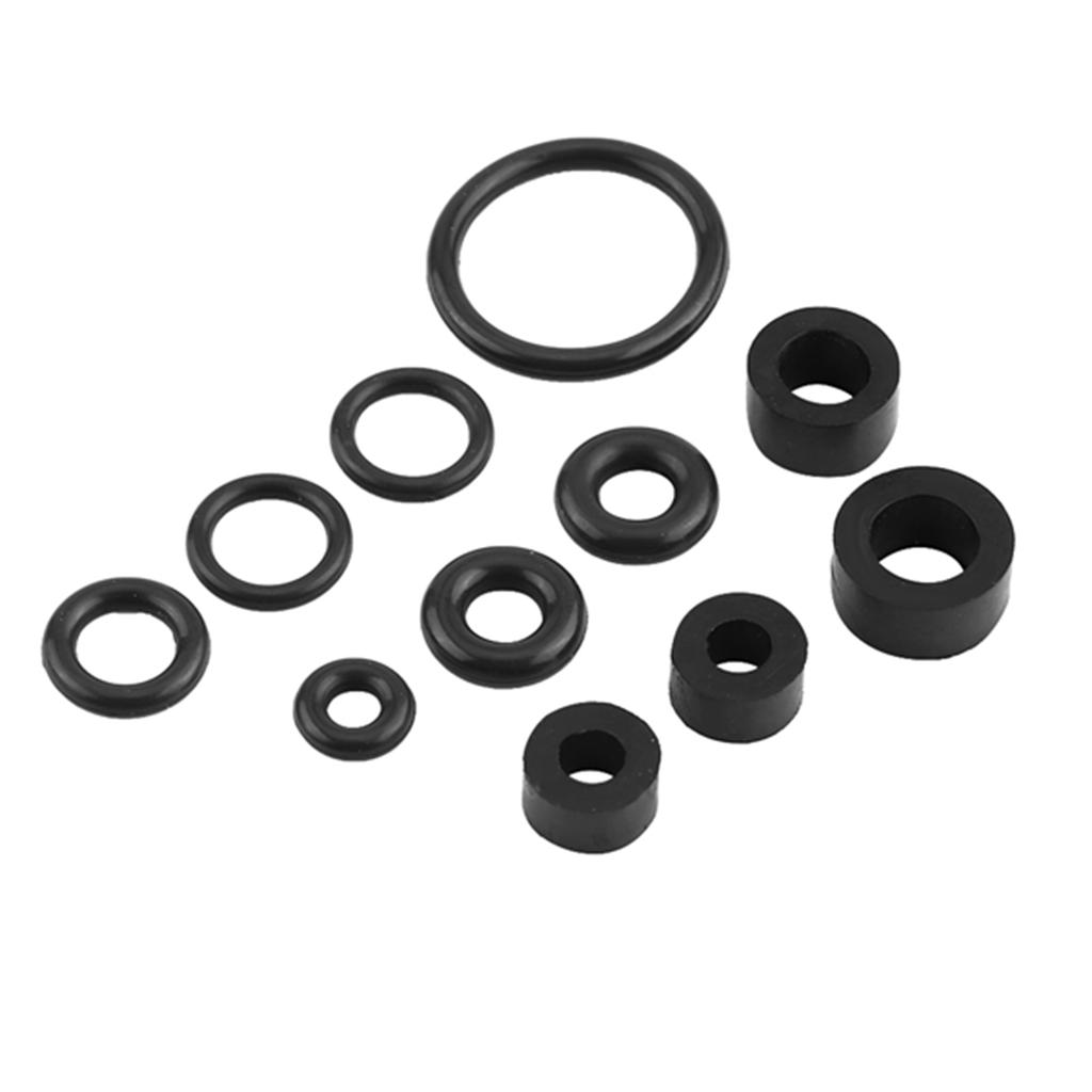 Fuel Filter Housing Gasket Kit, High Quality Rubber O- s for 7.3L 99 03 International Engines, Including 4 Pipe Grommets, 2