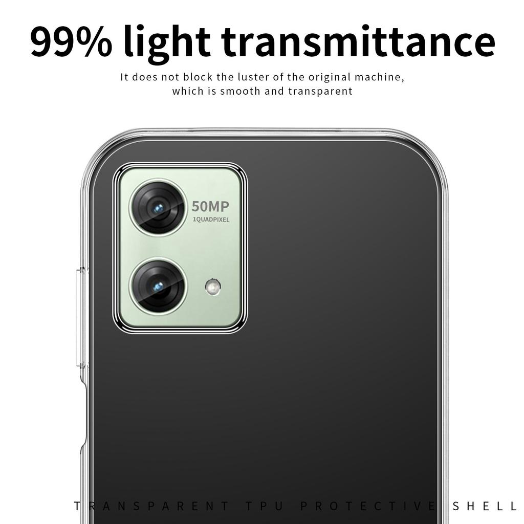 MOFI For Motorola Moto G84 5G Case Transparent Phone Cover TPU Phone Protector