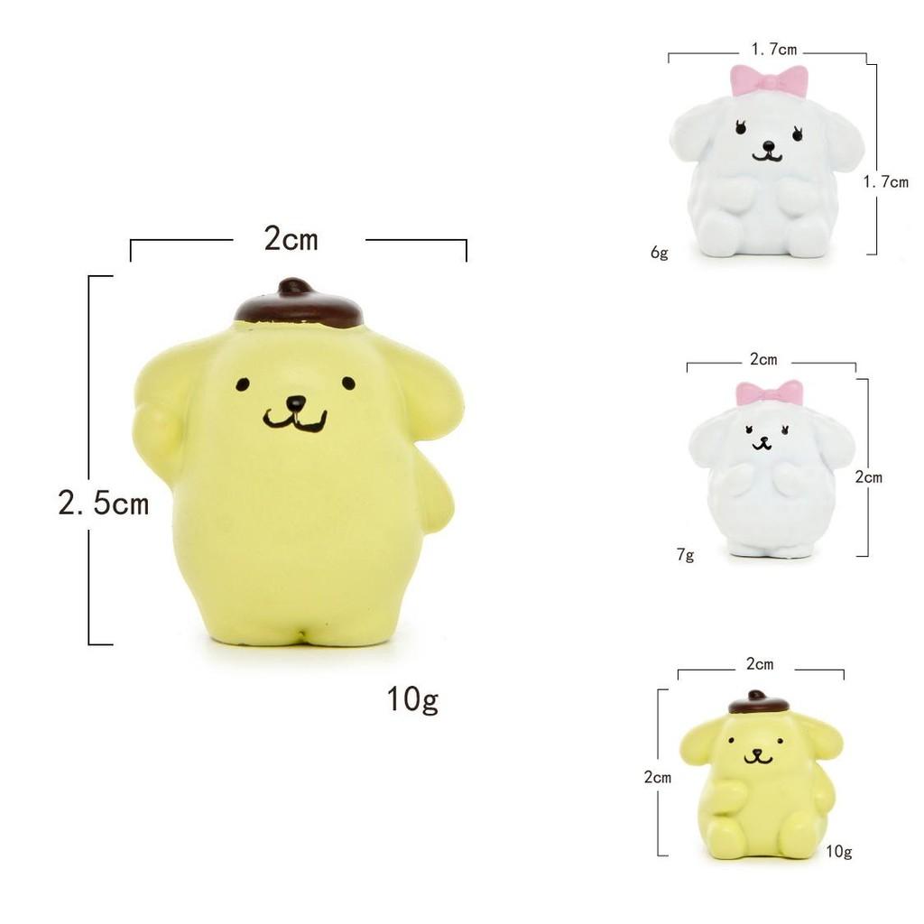 Resin Cute Pompompurin Couple Diorama With Miniature Succulents For Gift And Home Decor