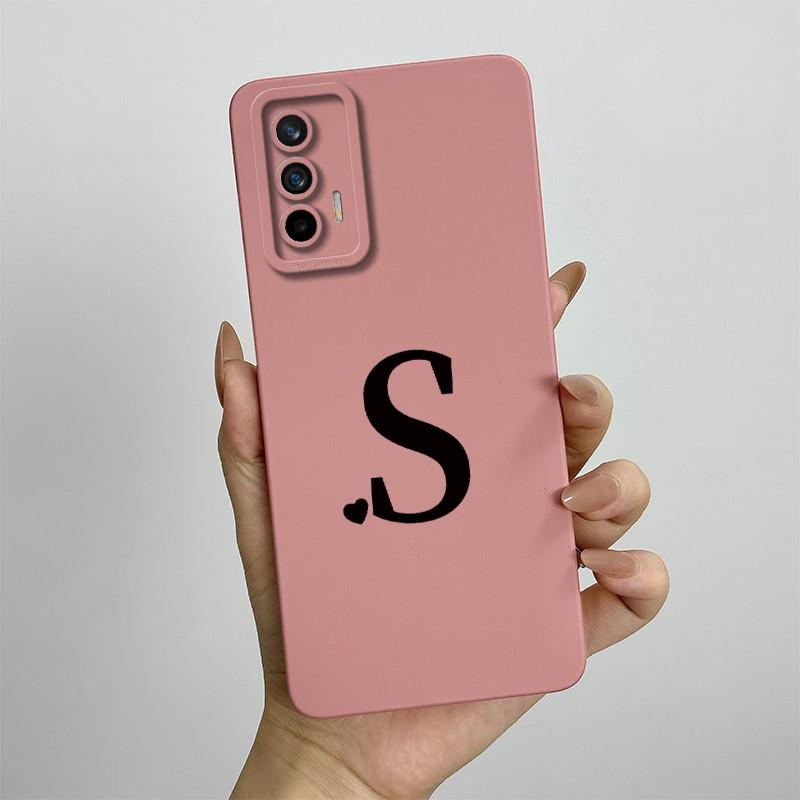 For Realme GT Neo2T Case Realme GT 5G Phone Case Realme GT Neo Flash GT Neo 2T Q3 Pro Cute Letters Square Shockproof Back Cover