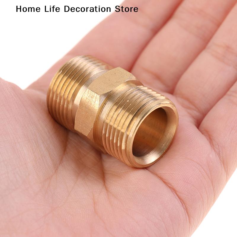 High Pressure Washer Hose Extension Connector M22 14mm Or 15mm Male Thread Adaptor For Garden Pressure Washer Hose Connection