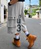 Eontaiteulseoul Untitle Symbol Cargo Bermuda Sweat Shorts Grey