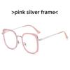 Modern Square Blue Light Blocking Glasses Frame For Men And Women With Pc Lenses
