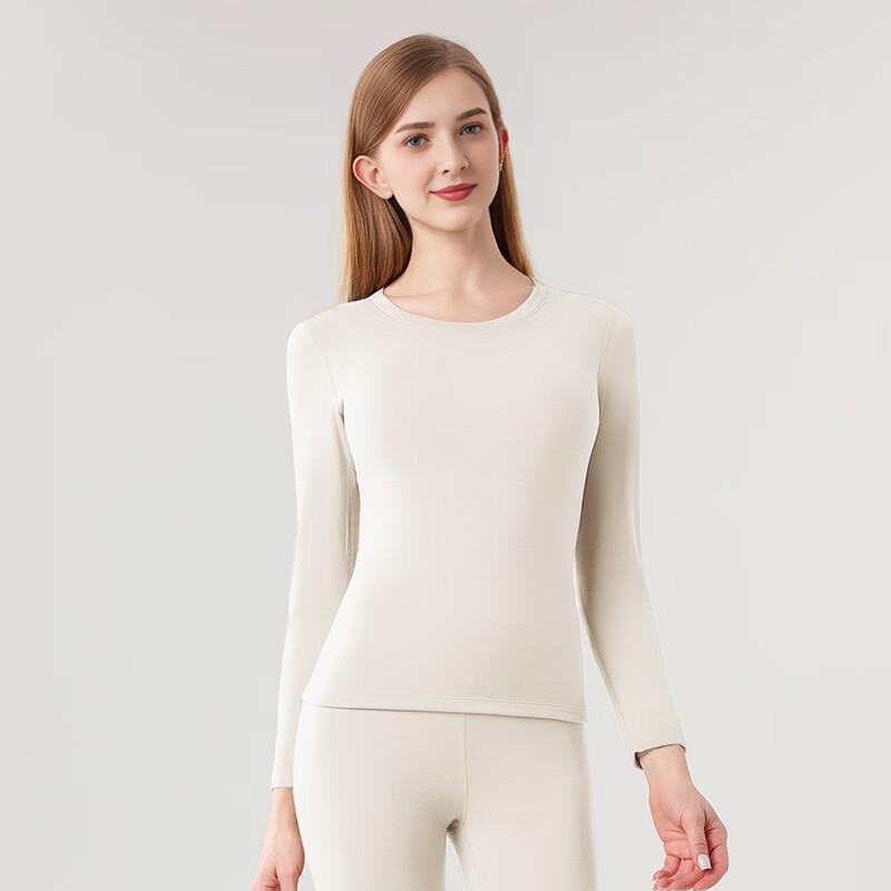 Han Mian Jiang Women's Bayer De Velvet Seamless Thermal Top