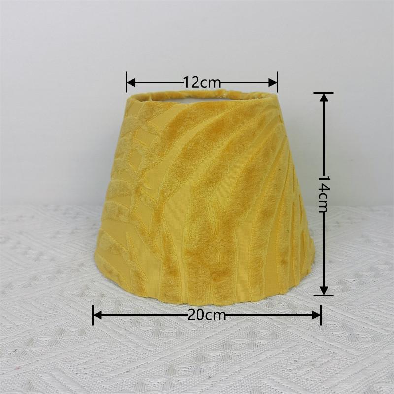 Nordic Lampshade Flannel Fabric Retro Lamp Shade Table Ceiling Light Cover Bedroom Desk Lamp Chandelier Home Decor For E27