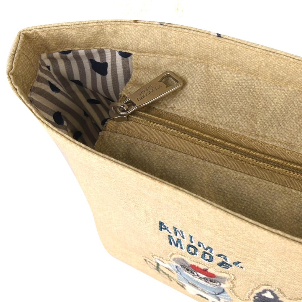 Kusguru Japan Women's Animal Mode Shoulder Pouch, 258038, Beige