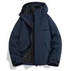 Unisex wodoodporna wiatroszczelna kurtka trekkingowa z kapturem, outdoor, kemping, trekking, wspinaczka, sezon jesienny