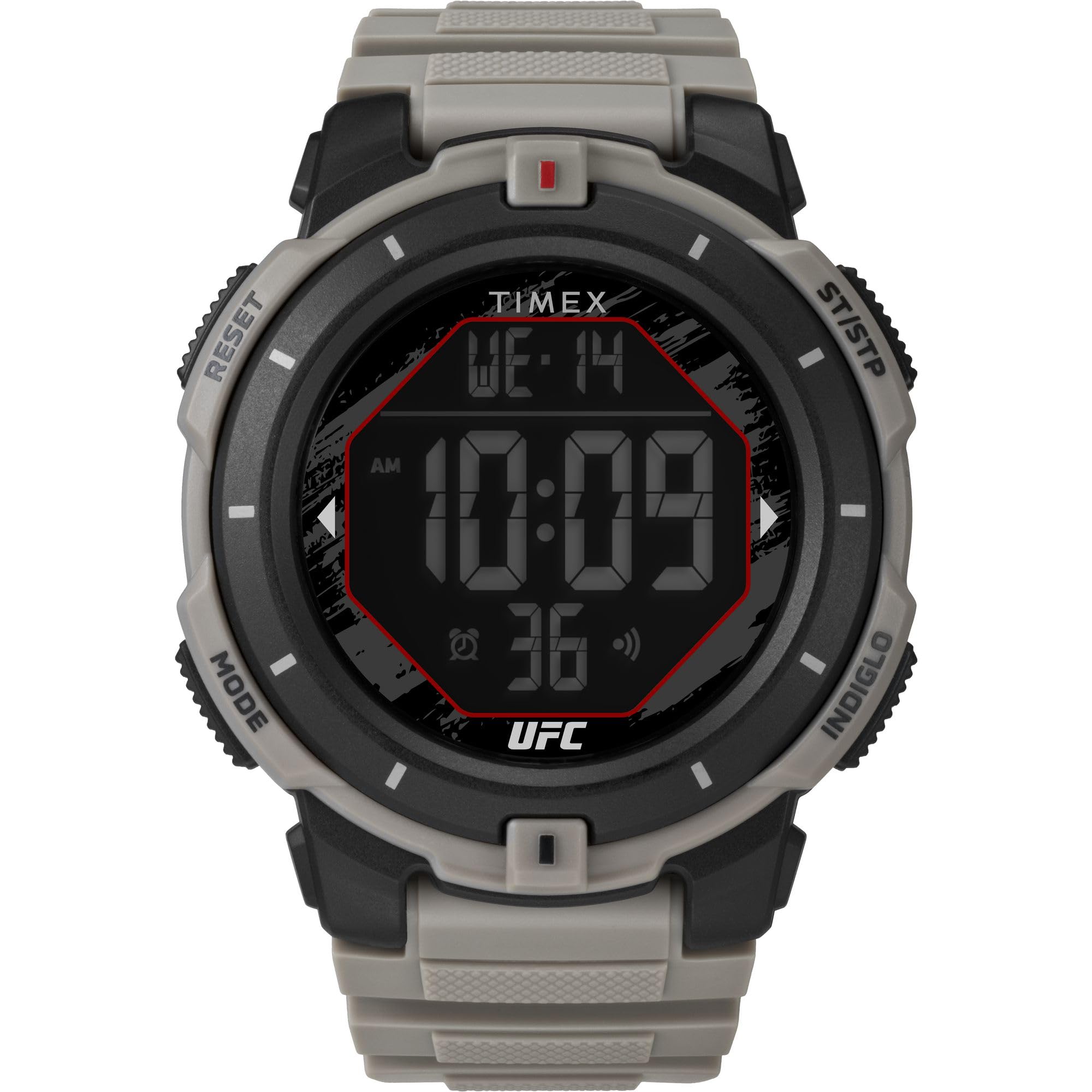 

[Timex] Часы UFC Rumble с цифровым циферблатом, водонепроницаемость 10 АТМ, акрил, 48,5 мм, TW5M59700, мужские, серые [Товар]