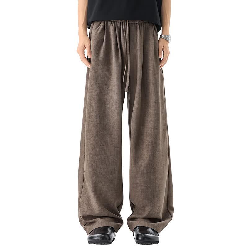 izzue it Men's Cooling Ice Silk Straight Leg Casual Pants