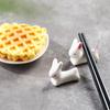 Cute Japanese Zakka Style Ceramic Rabbit Chopstick Rest for Table Decor Home Kitchen Dining Gift