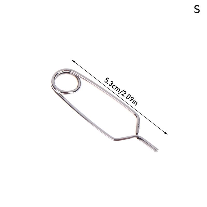 

1Pc Stainless Steel Hackle Pliers Fly Tying Tool Hackle Clips Feather Wrapping Tool Fly Fishing Lures Holder Clips For Hobbyists S