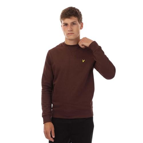 Lyle & Scott Mens Brushed Back Crew Neck Sweatshirt
