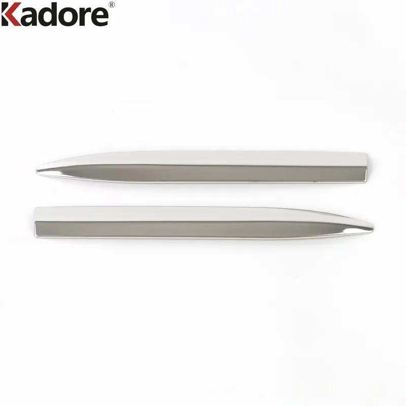 Front Rear Bumper Corner Cover Trim For Honda CRV CR-V  2024 Stainless Steel Car Protecter Molding Garnish Strip Accessories