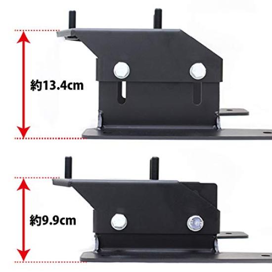 Jimny JB64 Sierra Nomad Spare Tire Relocation K-PRODUCTS Bracket, Straight, 181026-3