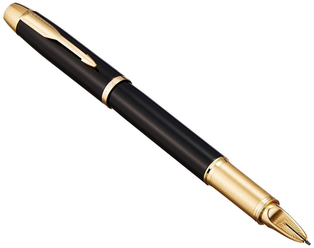 PARKER 5th IM Rack Black GT Fine Nib Water-Based Pen, Gift Boxed, Officially Imported, Product Number 2073223