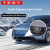 TESY HD Clear Front Camera Protector Cover 9H Tempered Glass for Tesla Model YL Y Juniper Standard Rainproof